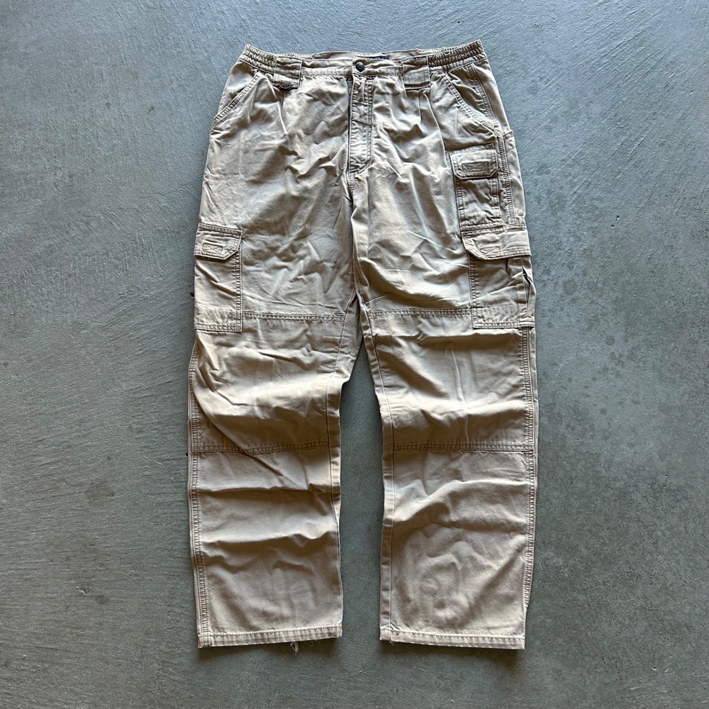 5.11 Tactical Cargo Pants Size 34x32 Tan Double Knee Utility Workwear